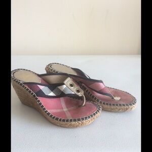 Burberry Espadrilles Thong Sandal 🔴CLEARANCE🔴